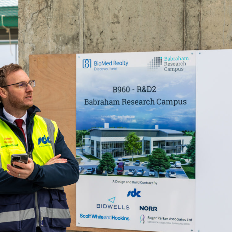 Topping Out Ceremony on the Babraham Research Campus