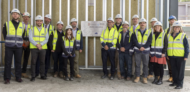 Whittle Laboratory topping out