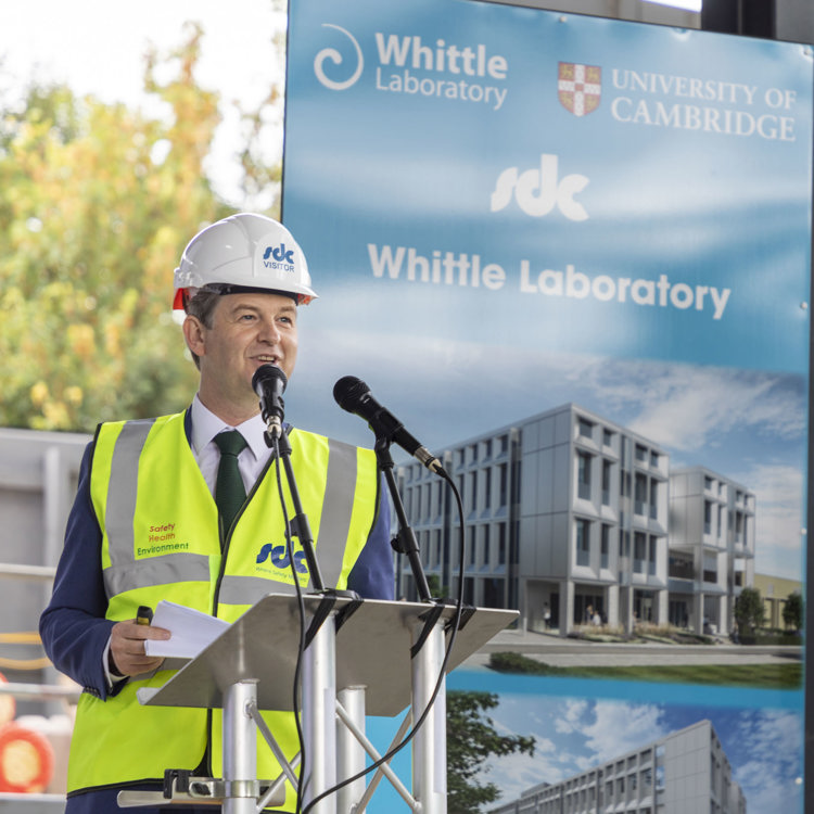 Whittle Laboratory topping out