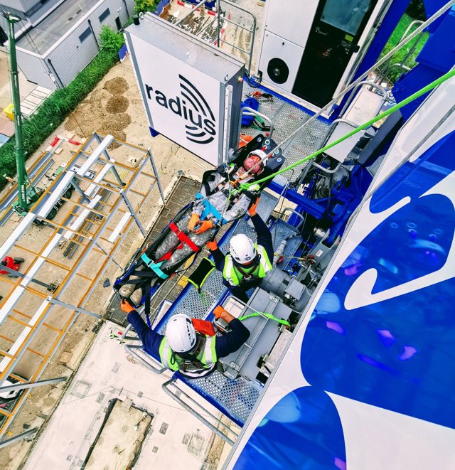 Tower Crane Rescue Training